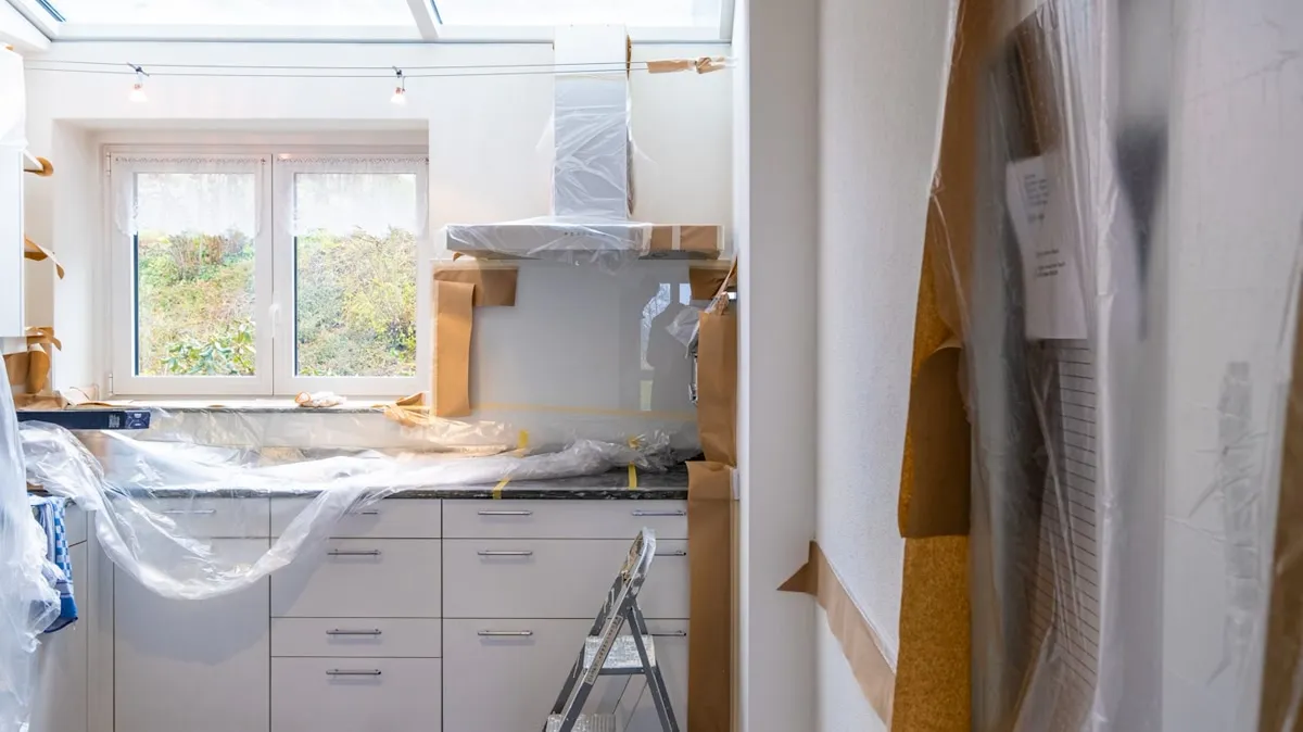 Kitchen prepared for remodeling by trusted home improvement professionals in Mobile and Baldwin County